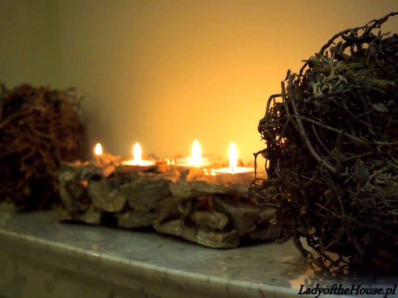 świecznik jesienny