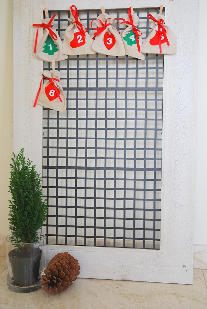 kalendarz adwentowy DIY