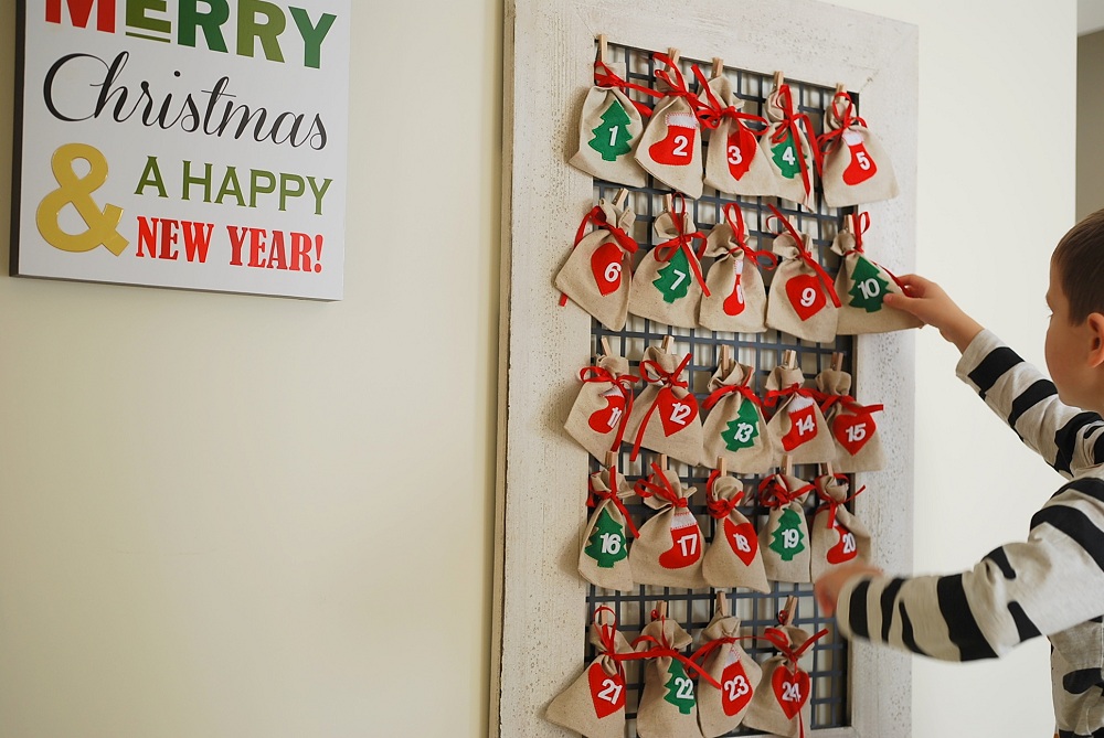 kalendarz adwentowy DIY