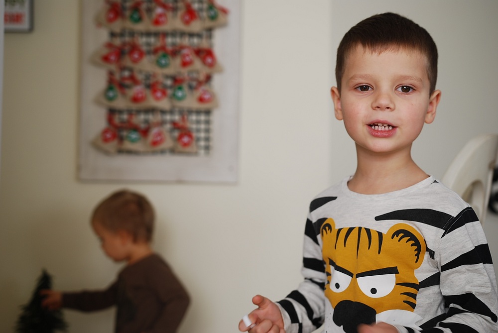 kalendarz adwentowy DIY