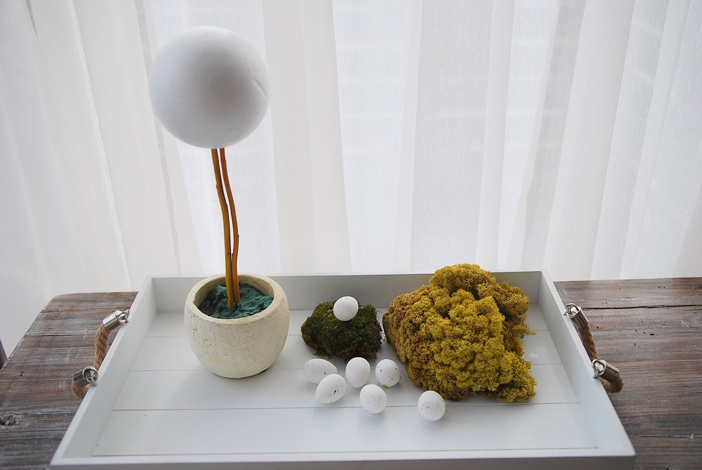 drzewko wielkanocne diy