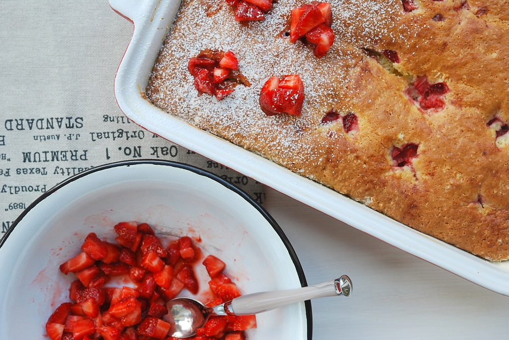 przepis na ciasto z truskawkami