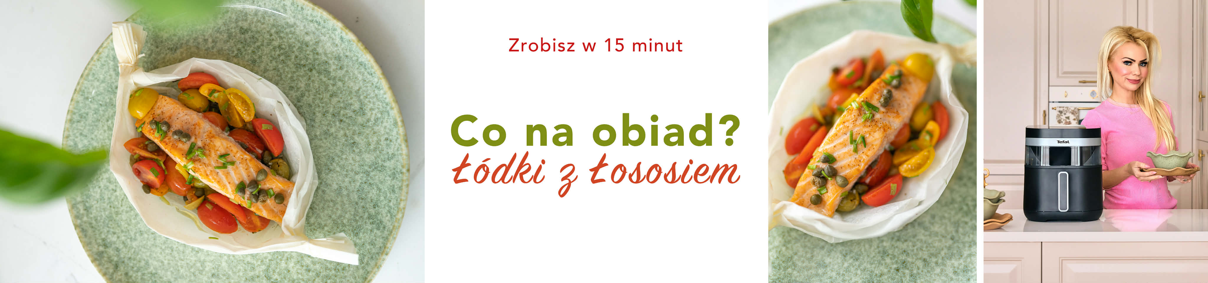 losos w papilotkach z tefal infrared